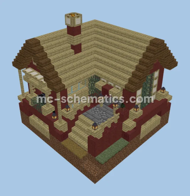 Medieval Spruce And Oak House