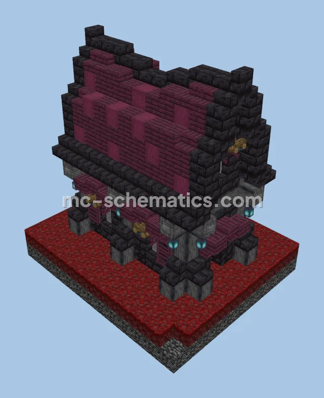 Nether Fantasy House Build