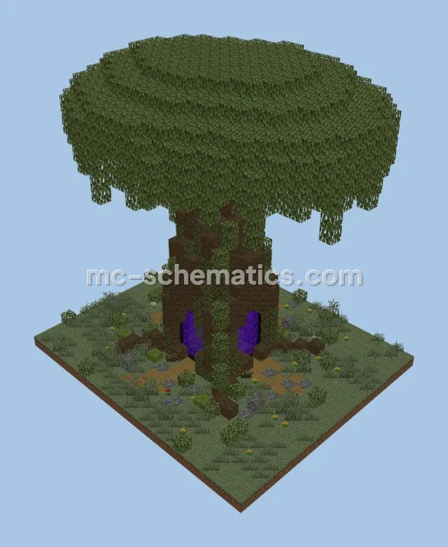 Nether Portal Treehouse