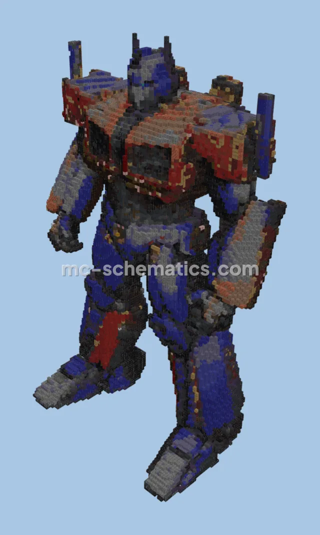Optimus Prime Transformer Statue