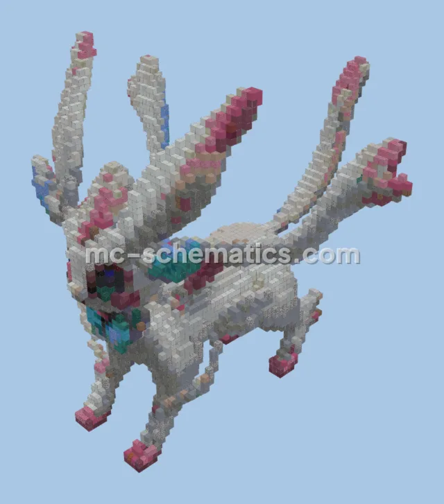 Pokemon Sylveon Organic Statue