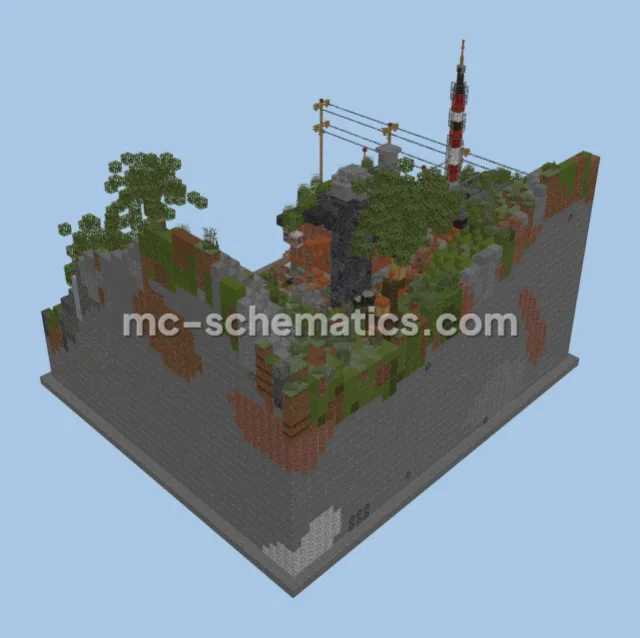 Post-Apocalyptic House Minecraft Build