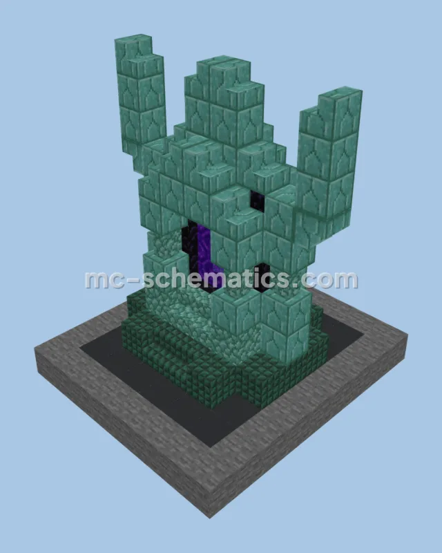 Prismarine Nether Portal