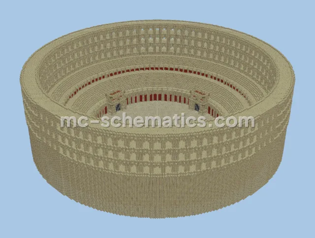 Roman Colosseum Structure