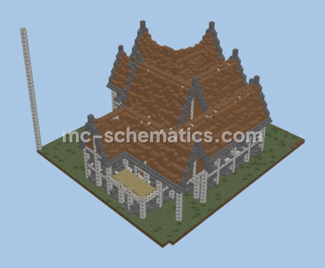 Rustic Mansion Survival House