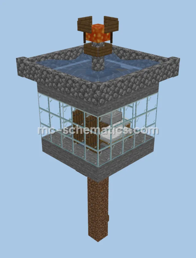 Simple Iron Farm For 220 Per Hour