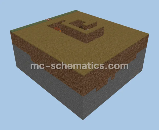 Simple Iron Farm With Auto Crafter
