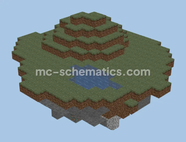 Small Floating Island Base