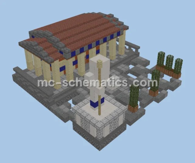 Small Ancient Greek Temple