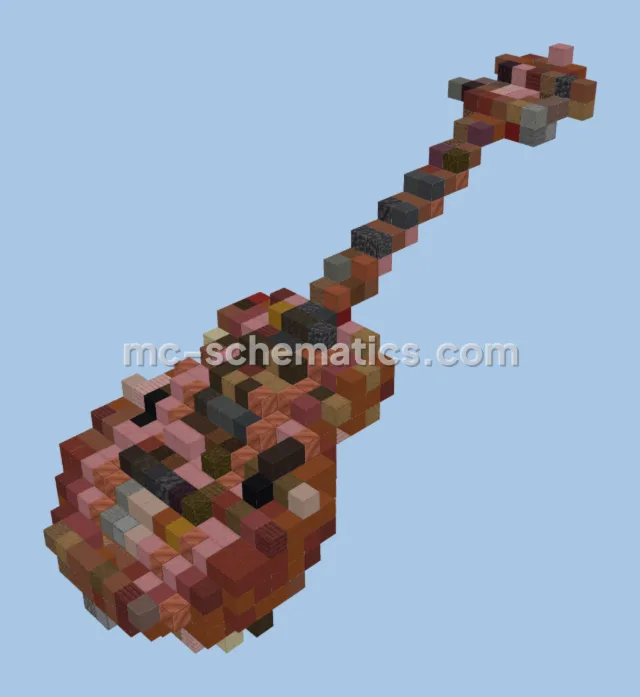Small Guitar Statue