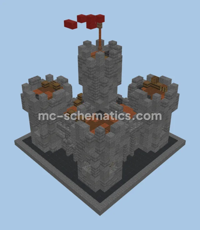 Small Medieval Castle Schematic