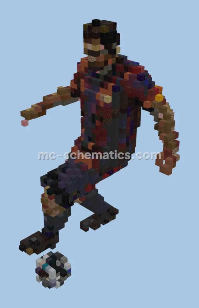Small Messi Barcelona Statue