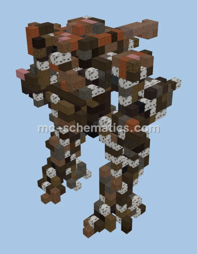 Small Sci-Fi Mech Statue