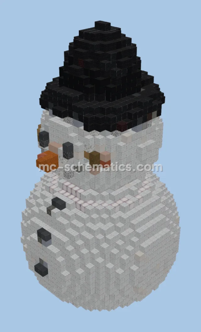 Small Snowman Statue
