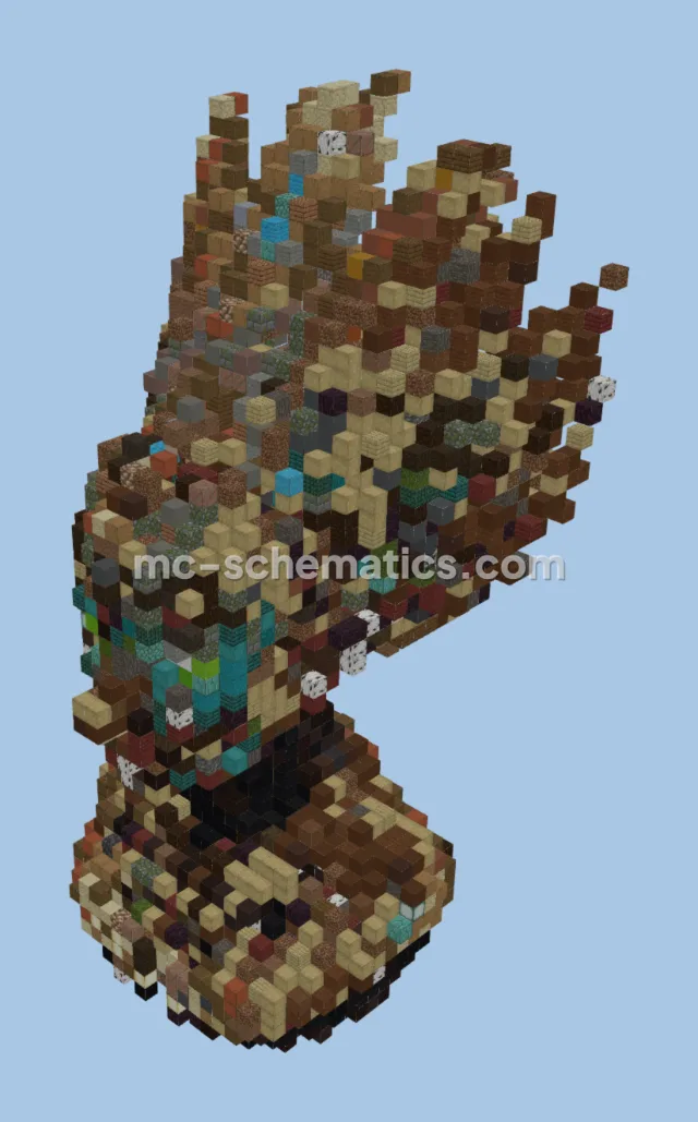 Small Steampunk Bust Statue