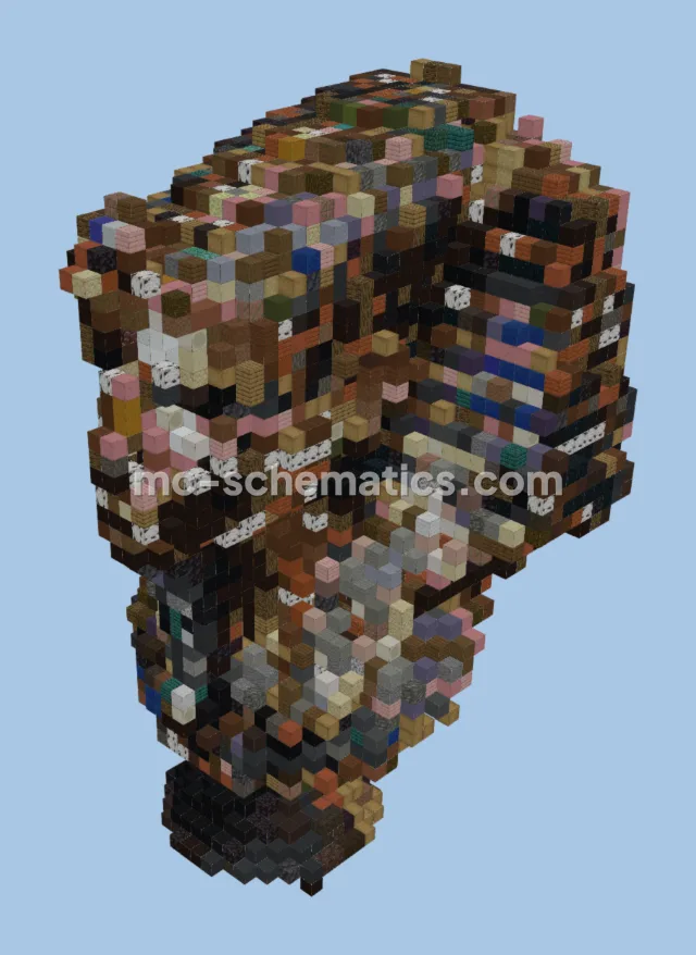 Small Toutan Khamon Bust Statue