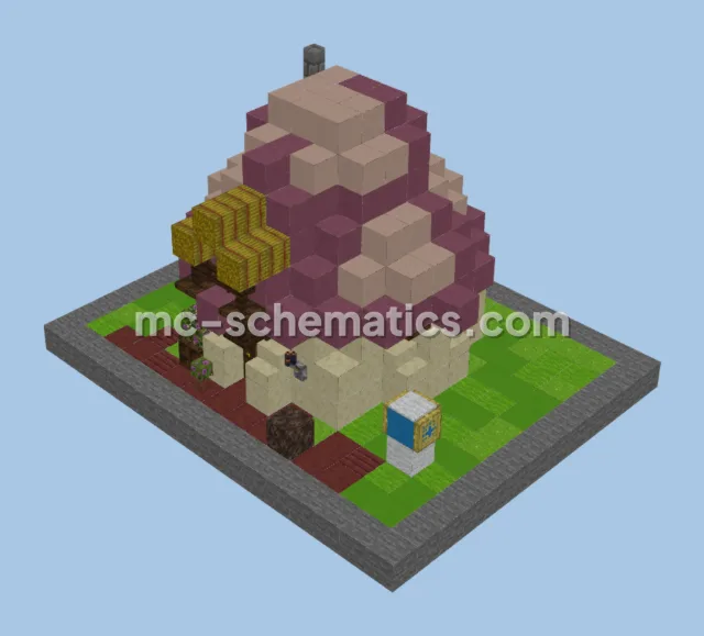 Smurfette Cartoon House
