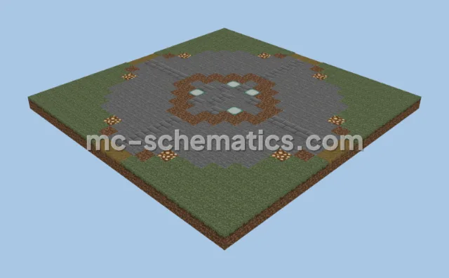 Spawn Fountain Garden