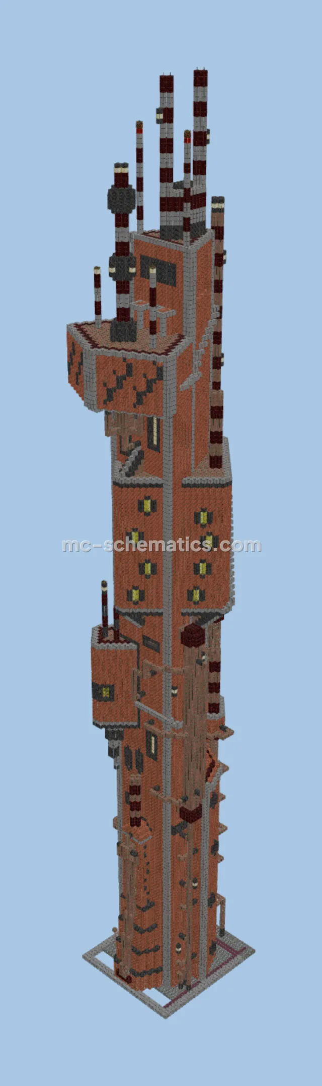 Steampunk Skyscraper Model