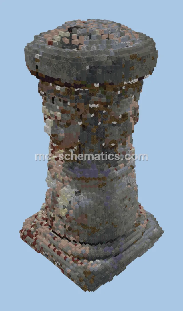 Stone Column Statue