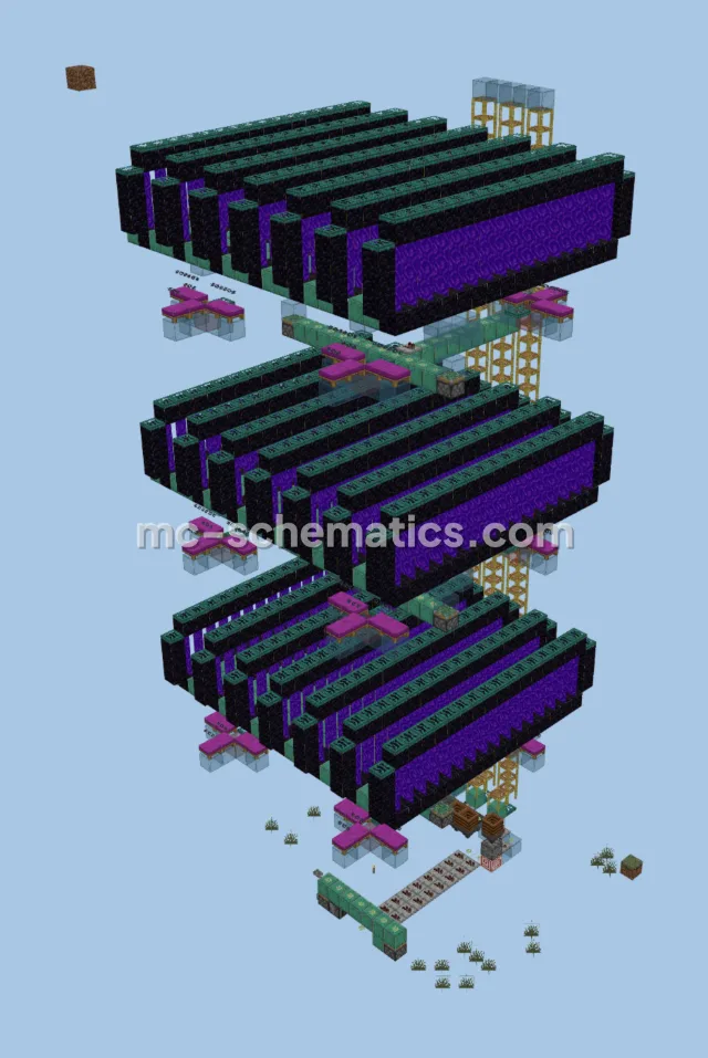 Three Layer Iron Farm