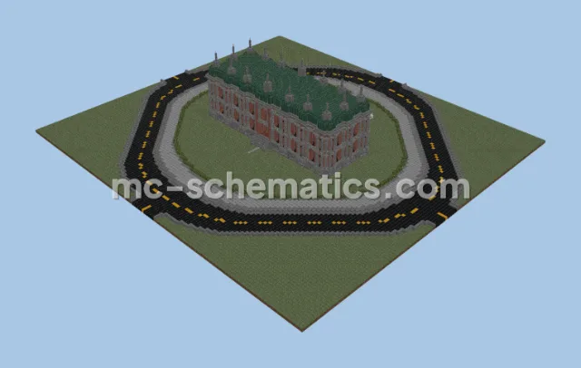 Town Hall Building With Road