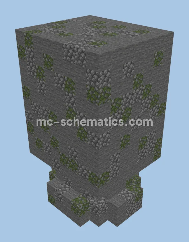Villager Head Statue