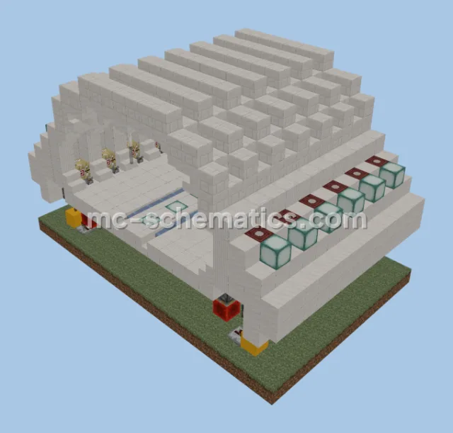 White Trading Hall Design